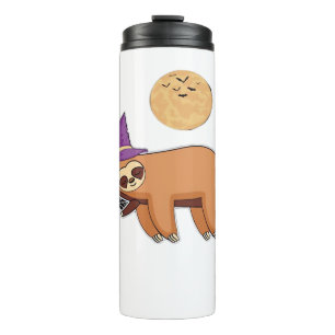 Garrafa Térmica Camisa T Premium da Bruxa do Halloween