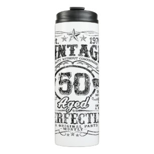 Garrafa Térmica Camisa Vintage 1976 Edição Limitada 50 Anos de Ida