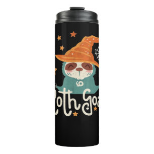 Garrafa Térmica Camiseta Clássica Objetivos de Halloween da Pregui