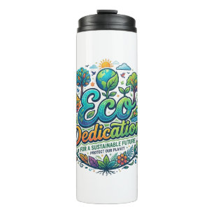 Garrafa Térmica Camiseta Eco Dedicação – Natureza Inspirando o Mei