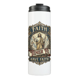 Garrafa Térmica Camiseta Famílias Multiculturais Bilíngues Jesus F