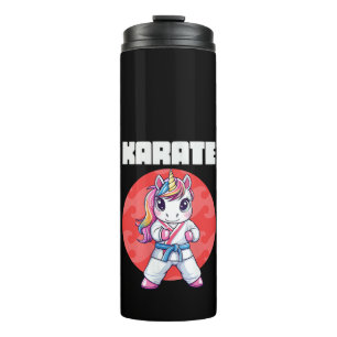 Garrafa Térmica Camiseta Feminina Unicórnio Engraçado Garota de Ka