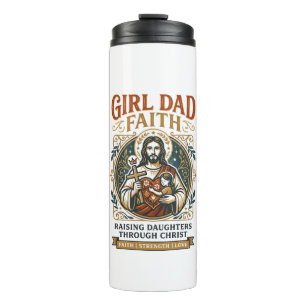 Garrafa Térmica Camiseta Gráfica de Identidades Micro Pai Jesus Ch