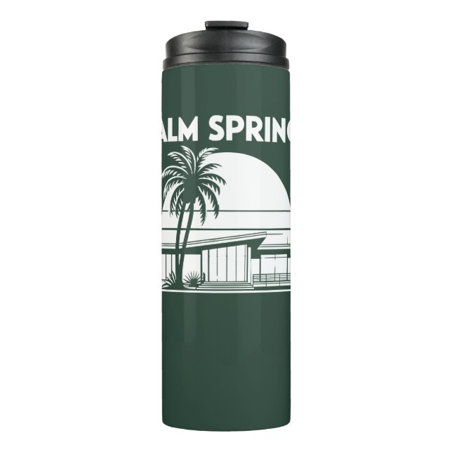 Garrafa Térmica Camiseta Palm Springs (Frente)