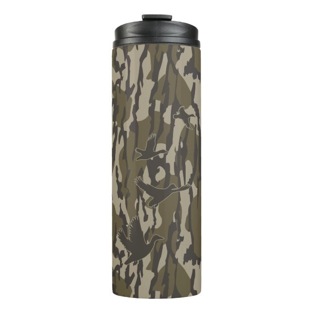 Garrafa Térmica Camo Ducks Bottomland Camo Caça Patos (Frente)