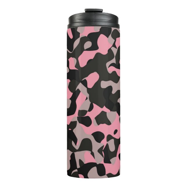 Garrafa Térmica Camo rosa (Frente)