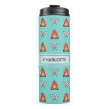 Campfire e Marshmallow Pattern