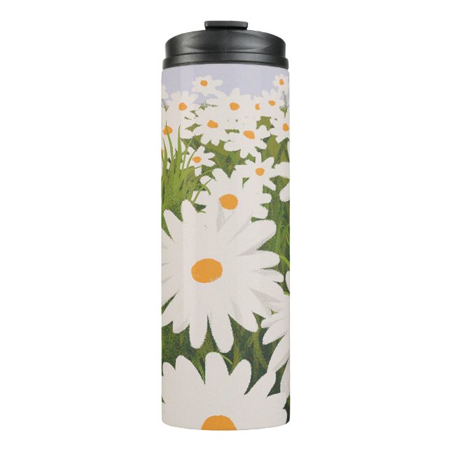 Garrafa Térmica Campo de Daisies Thermal Tumbler (Frente)