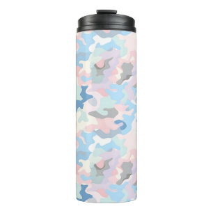 Garrafa Térmica Camuflagem de Pastel Leve