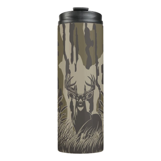 Garrafa Térmica Camuflagem de terra baixa para caça de cervo de ca (Frente)