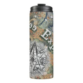 Garrafa Térmica Camuflagem Delicada Oculta e Seu Texto