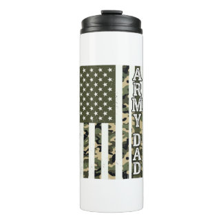 Garrafa Térmica Camuflagem do Papai do Exército Bandeira Americana