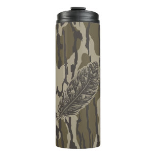 Garrafa Térmica Camuflagem Florestal de Camo de Penas Bottomland T