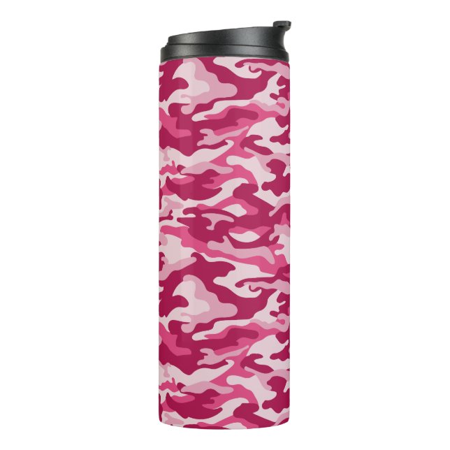 Garrafa Térmica Camuflagem Rosa (Giro à esquerda)