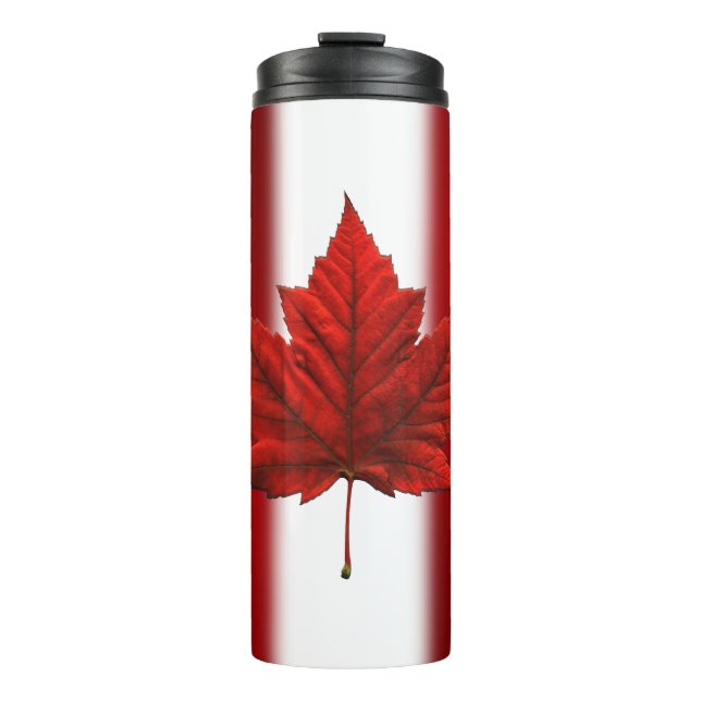 Garrafa Térmica Canadá Flag Souvenir Tumbler Caneca de viagem (Frente)