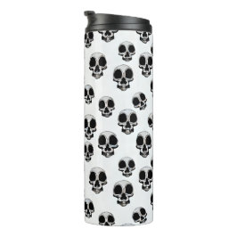 Garrafa Térmica Câncer térmico de padrão preto e branco