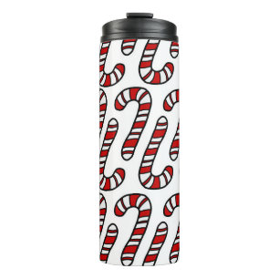 Garrafa Térmica Candy Canes