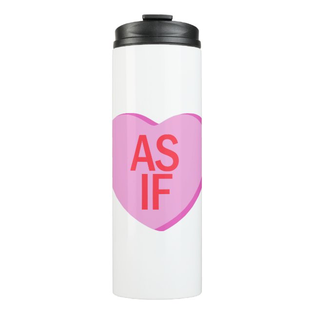 Garrafa Térmica Candy Heart - AS IF (Frente)