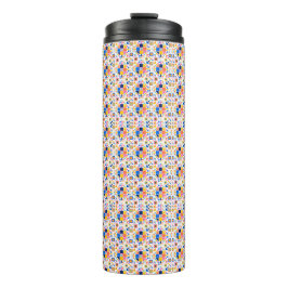 Garrafa Térmica Caneca alta para viagem com um padrão geométrico v