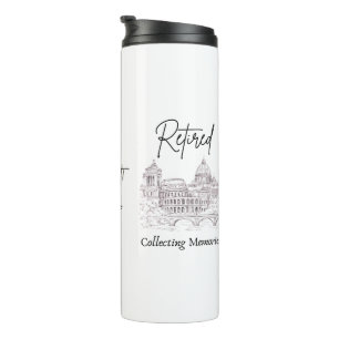 Garrafa Térmica Caneca de Aposentadoria para Viajantes