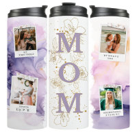 Caneca de Café de Viagem com Foto Lavanda Mamãe