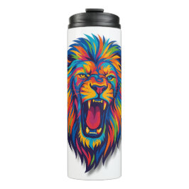 Garrafa Térmica Caneca de Café LEÃO PINTADO
