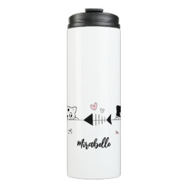 Garrafa Térmica Caneca de viagem Adorável para Gatos