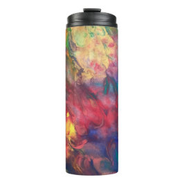 Garrafa Térmica Caneca de viagem arco-íris Tumbler térmico coloros