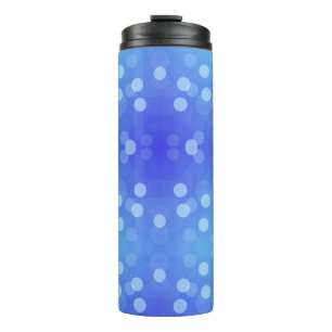 Garrafa Térmica Caneca de viagem azul com tampa preta