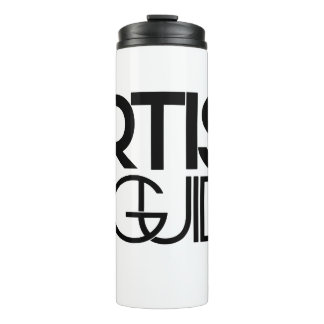 Garrafa Térmica Caneca de viagem branca do artista como guia