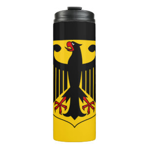 Garrafa Térmica Caneca de viagem da Alemanha, Bandeira Alemã Patri