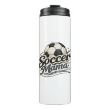 Caneca de Viagem de Futebol Mama - Presente para a