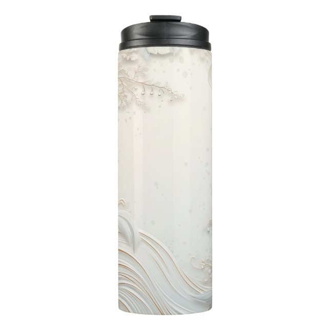 Garrafa Térmica Caneca de viagem de Natal Elegante - Taça Térmica  (Frente)