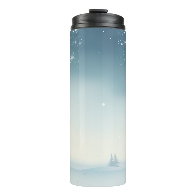 Garrafa Térmica Caneca de viagem de Natal Elegante - Taça Térmica  (Frente)