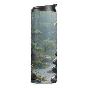 Garrafa Térmica Caneca de Viagem Equilíbrio Jardim Zen