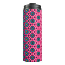 Caneca de viagem Floral Colorida