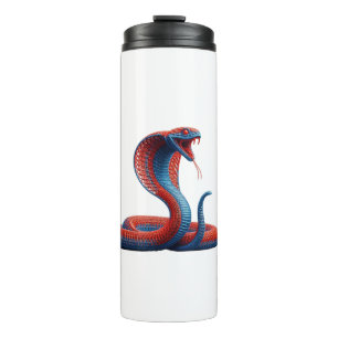 Garrafa Térmica Caneca de Viagem Gráfica Cobra Artística - Cobra V