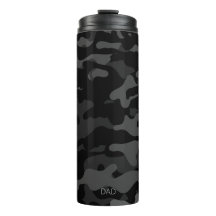 Caneca de viagem Pai Preto Camuflagem Tumbler Térm
