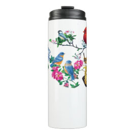 Garrafa Térmica Caneca de Viagem para Amantes de Pássaros