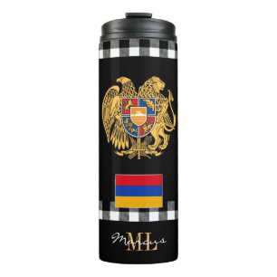 Garrafa Térmica Caneca de viagem Patriótica Armênia, Bandeira Armê