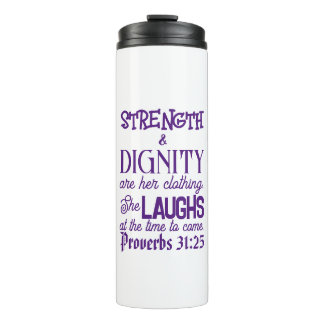 Garrafa Térmica Caneca de viagem Proverbs 31:25