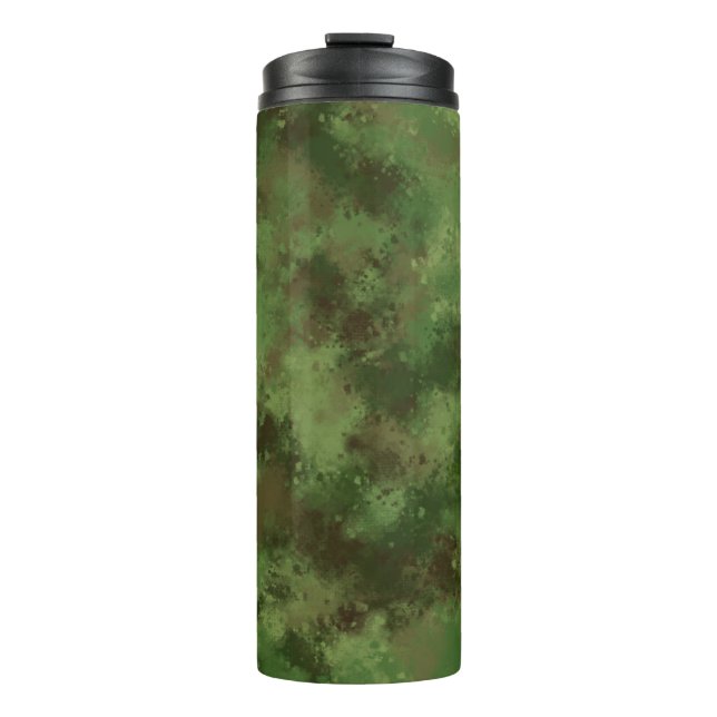 Garrafa Térmica Caneca de viagem térmica de padrão de camo (Frente)