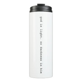 Garrafa Térmica Caneca de Viagem Térmica Deus é Luz Moderna