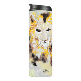 Garrafa Térmica Caneca de Viagem Thermos  : Amor De Um Leão