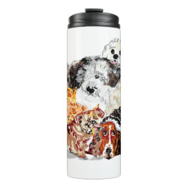 Garrafa Térmica Caneca de Viagem Thermos :  Pandilha toda aqui 