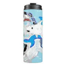 Garrafa Térmica Caneca de Viagem Thermos : Vida Marinha