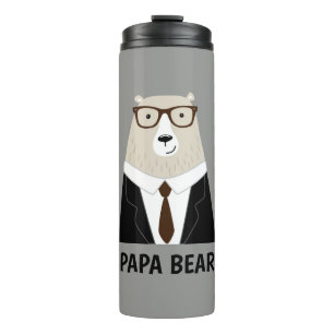 Garrafa Térmica Caneca Especial Dia dos Pais Urso Papa Fofo