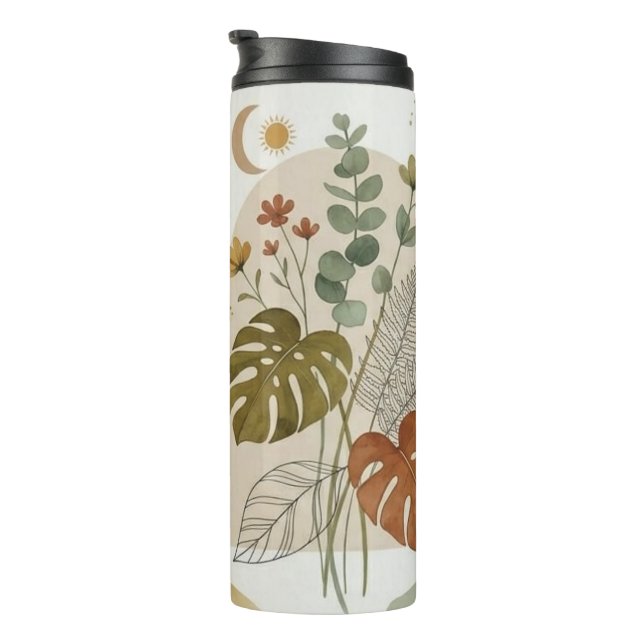 Garrafa Térmica Caneca isolada com um design moderno boêmio (Rotação à direita)