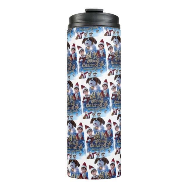 Garrafa Térmica Caneca Isolada de Natal – Feriados  (Frente)