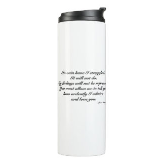 Garrafa Térmica Caneca para esposa. Citação romântica/divertida, J